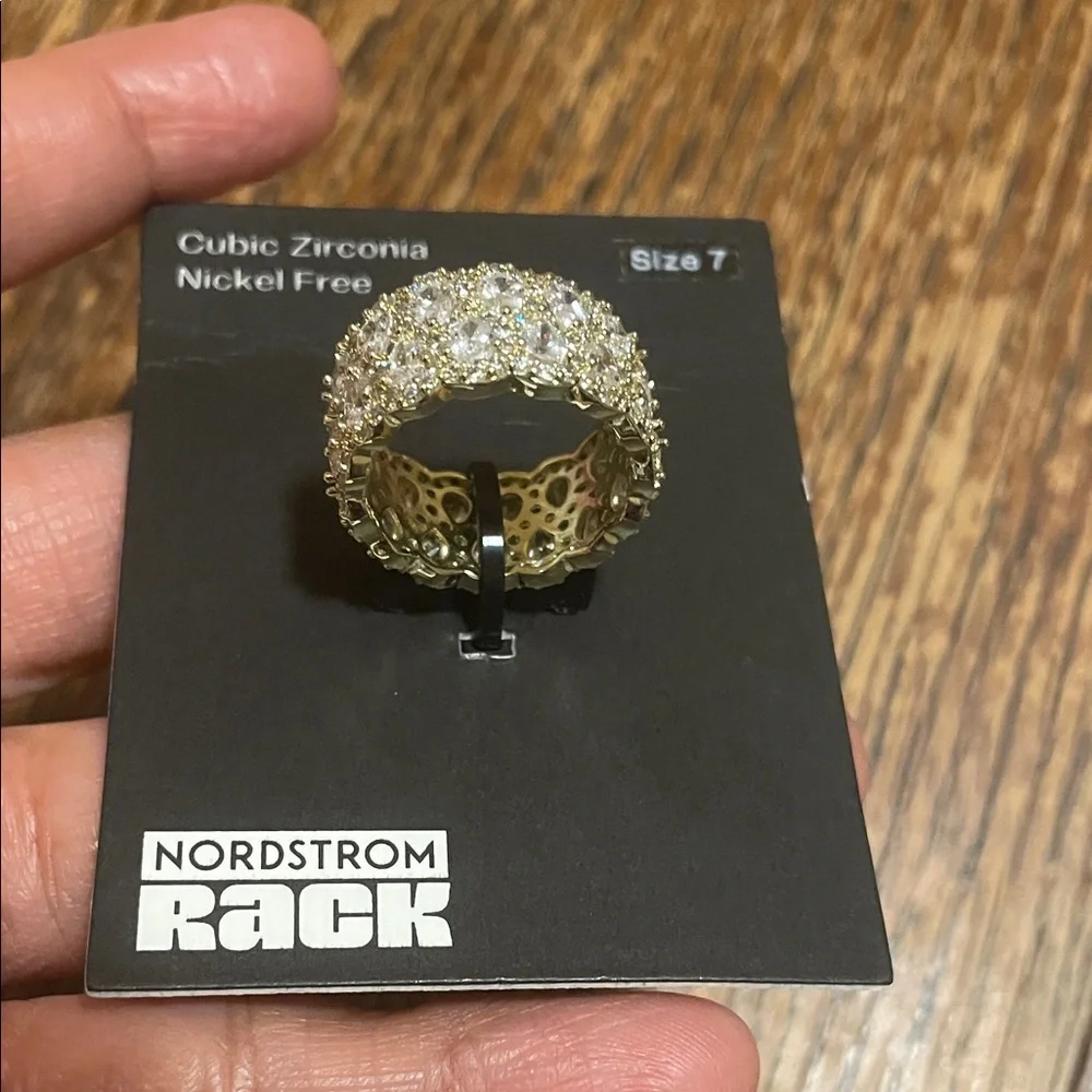 Nordstrom Gold and Silver Cubic Zirconia Band - Picture 2 of 4